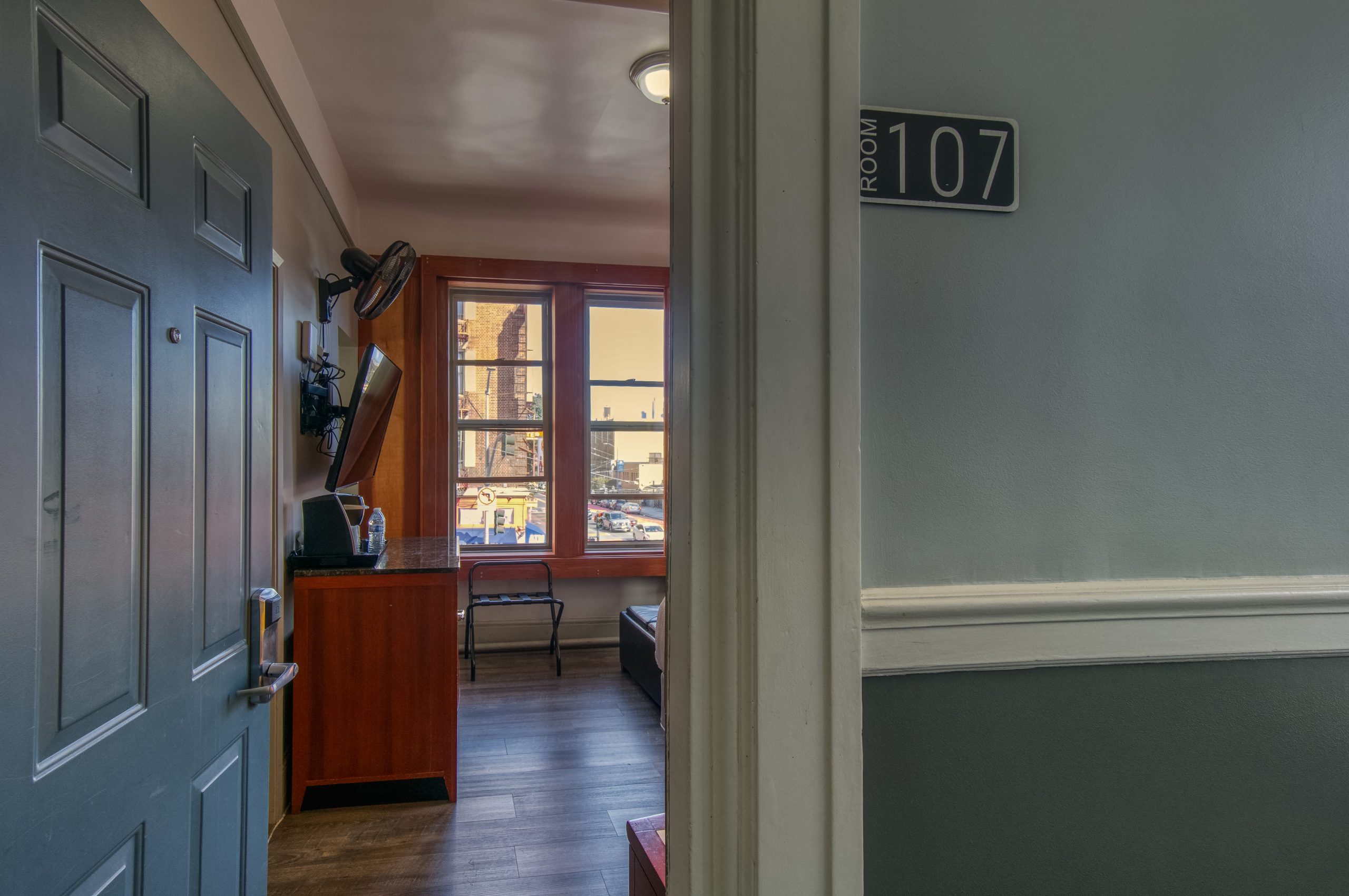 Corner room shot